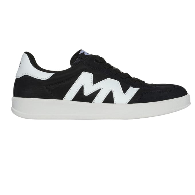 Skechers Dames Wavy Low Cut Logo Sneakers (Zwart)