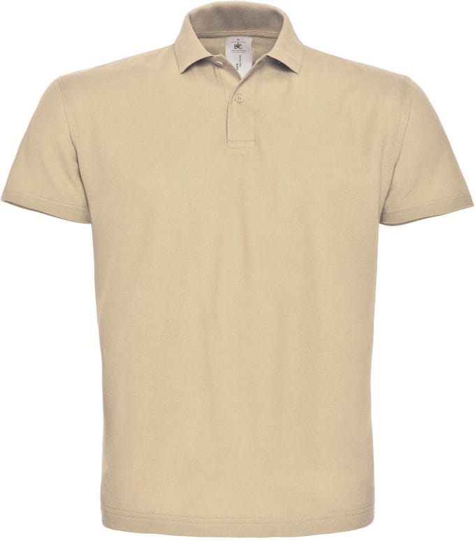 B&C Id.001 Polo Shirt CGPUI10 - Sand - M