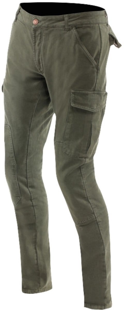 Dainese Cargo Slim Tapered Leger Groen Textiele Motorbroek - Broek
