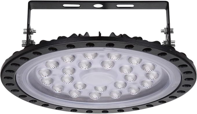 Led Schijnwerpers - Industriële Lamp - Grote Ruimtes Verlichten - Ultraslim Ontwerp - 100W - Wit