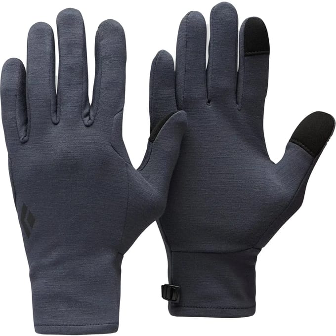 Ski onderhandschoenen met wollen voering Black Diamond Midweight