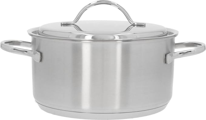 Demeyere Resto 3 RVS Kookpan – Kookpan inductie – 20 cm – 3L Inhoud - Deksel Inbegrepen