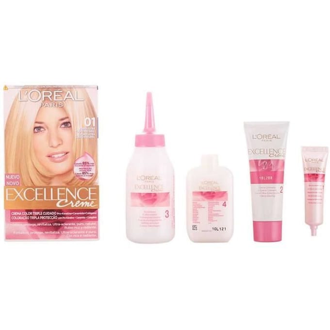Excellence Crème Verf #01 Natuurlijk Ultra Licht Blond 192 ml