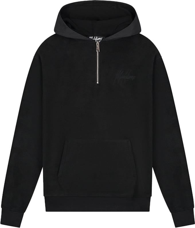 Malelions Fleece Nylon Half Zip Hoodie