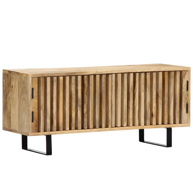 vidaXL - Tv-meubel - 90x30x40 - cm - massief - mangohout