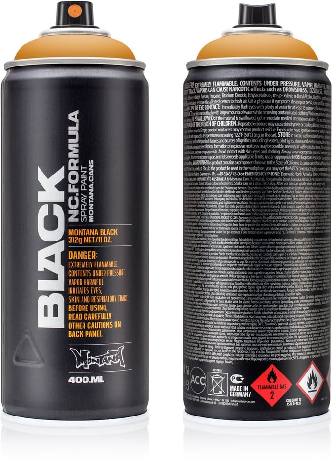 Montana BLACK 1050 Topaz spuitbus 400ml