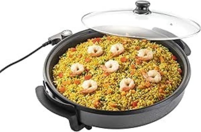 DYNA® Partypan - Airfryer - Hapjespan - Zwart - 43cm x 49cm x 16cm