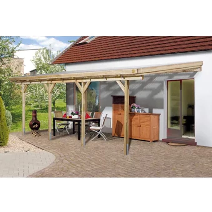 Weka Carport Terraskap 671 Gr.5 579x279cm