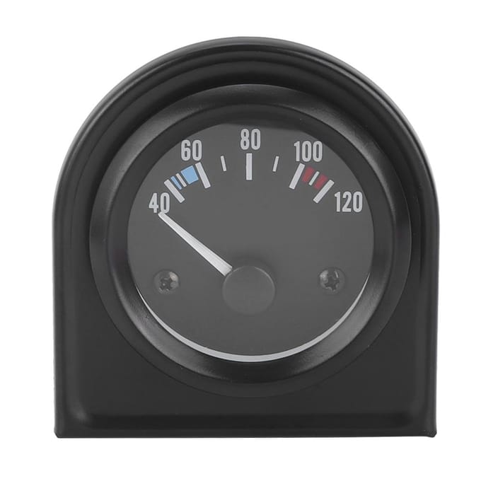 2-inch 12V Auto Watertemperatuur Temp Meter 40-120 graden Celsius Universele Gemodificeerde Onderdelen gray