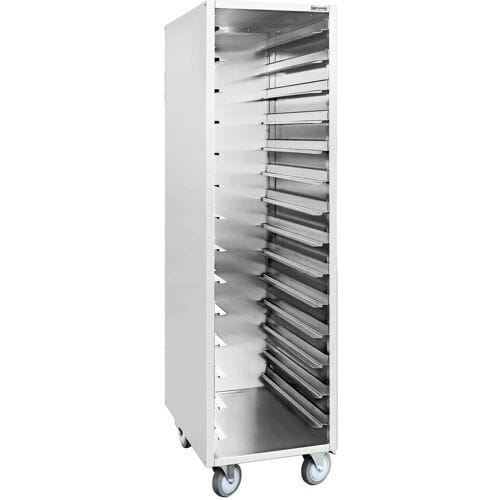 GGM Gastro Edelstahl Tablettwagen - für 14x GN 1/1 oder 14x EN 600x400