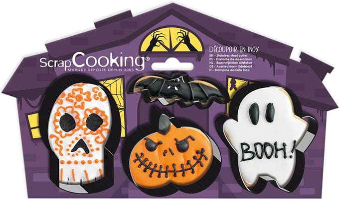 ScrapCooking Koekjesuitsteker Halloween set/4