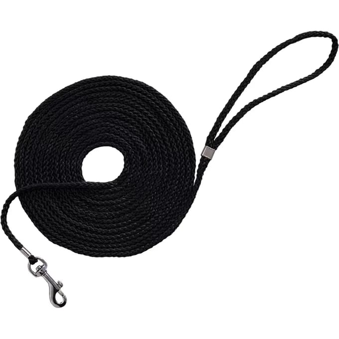 Nobby Rund sporline Sort 15 m