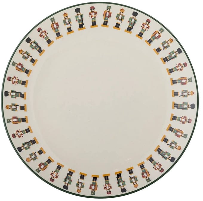 Bloomingville Bord aardewerk groen Jolly 20cm