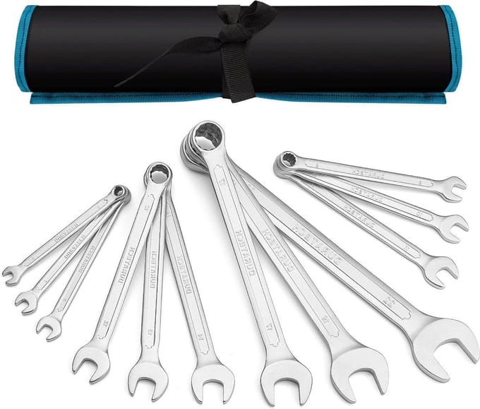 Spanner Set 12-delig - Combinatiegereedschap met Koffer