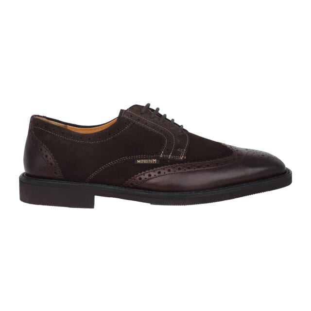 Mephisto Paolino - heren veterschoen - Bruin - maat 43 (EU) 9 (UK)