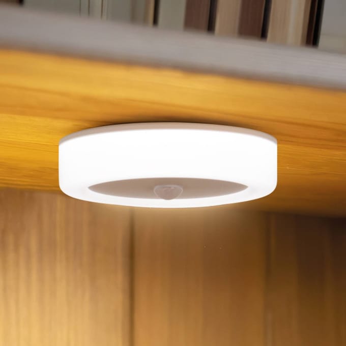 FH Lighting LED meubelverlichting Magnetics, Ø9cm, sensor, 6.500K