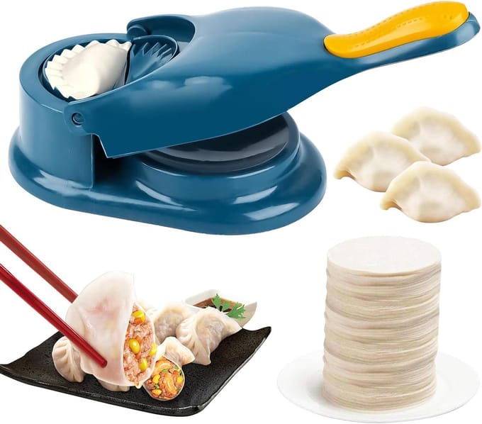 MTTProducts - Ravioli Maker - Dumpling Maker - 2-in-1 functie - Handmatig - Pelmeni Maker - Ideaal voor thuis - Compact en lichtgewicht