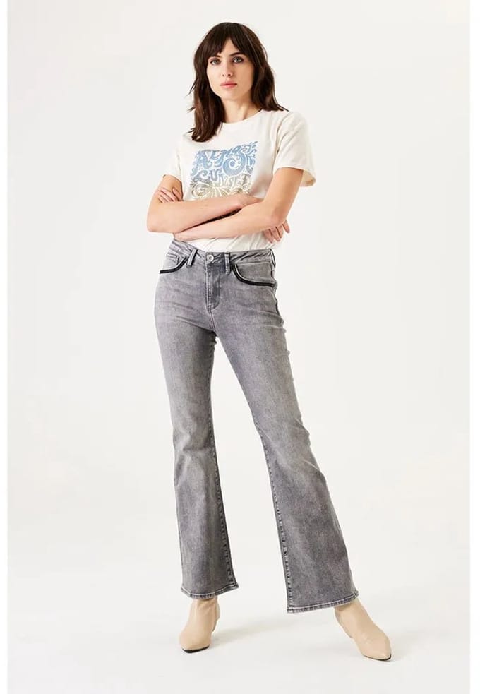 GARCIA U40116 Dames Superslim Fit Jeans Gray - Maat 28