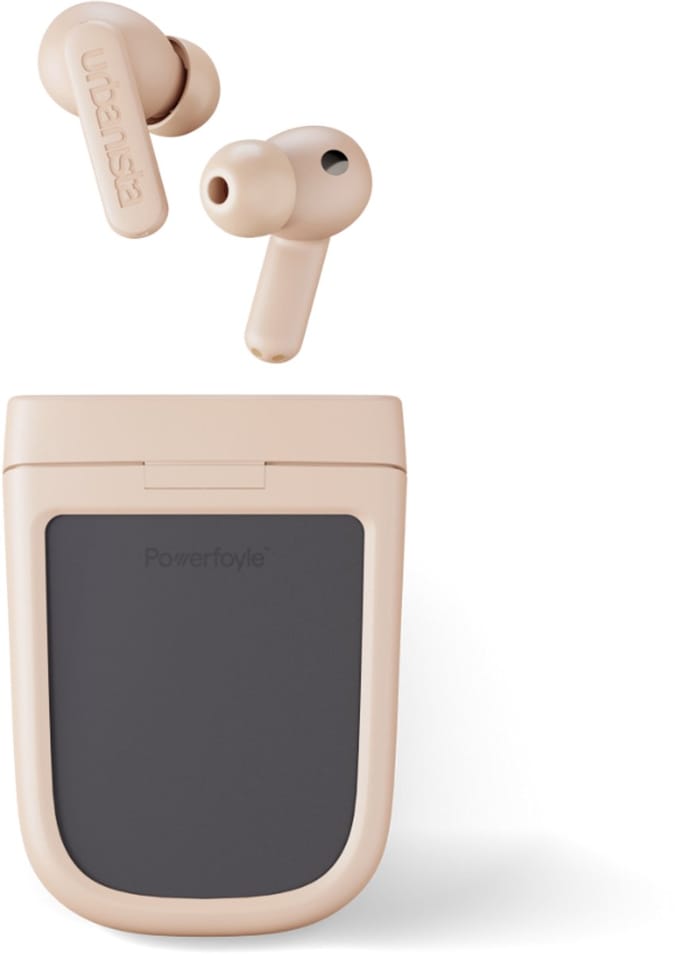 Urbanista Phoenix ANC Light Charging Draadloze oortjes - 42 Uur Speeltijd - Bluetooth Multipoint - IPX4 Waterbestendig - Beige