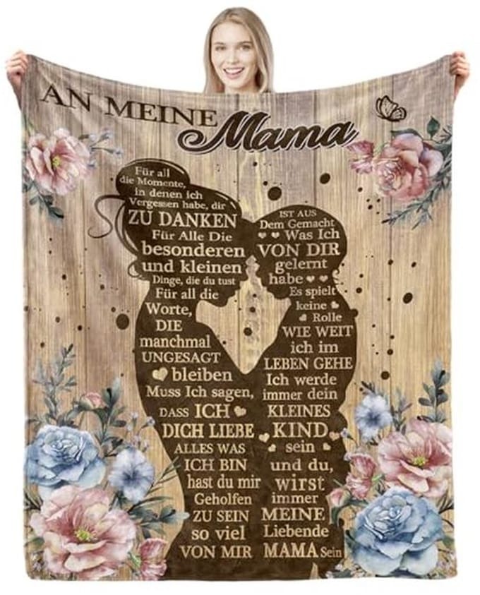 Zachte Flanellen Deken voor Mama - Het Perfecte Verjaardag- en Moederdagcadeau