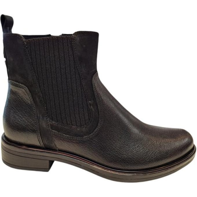 Caprice 9-9-25324-43 019 Black Combi Dames Enkellaarzen - Zwart - 40