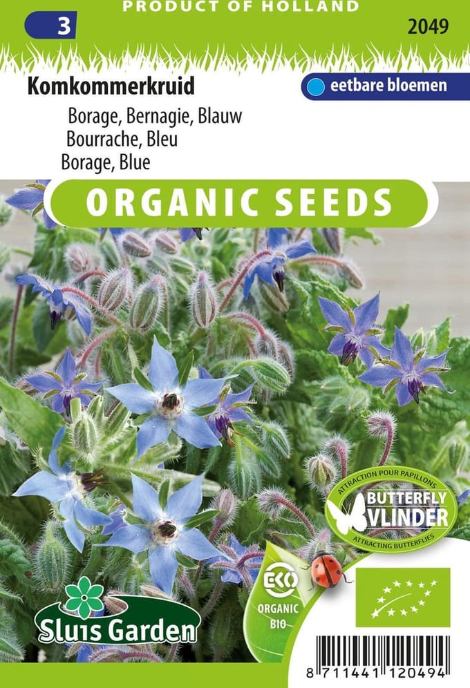 Sluis Garden - Borage Blauw - BIO zaden