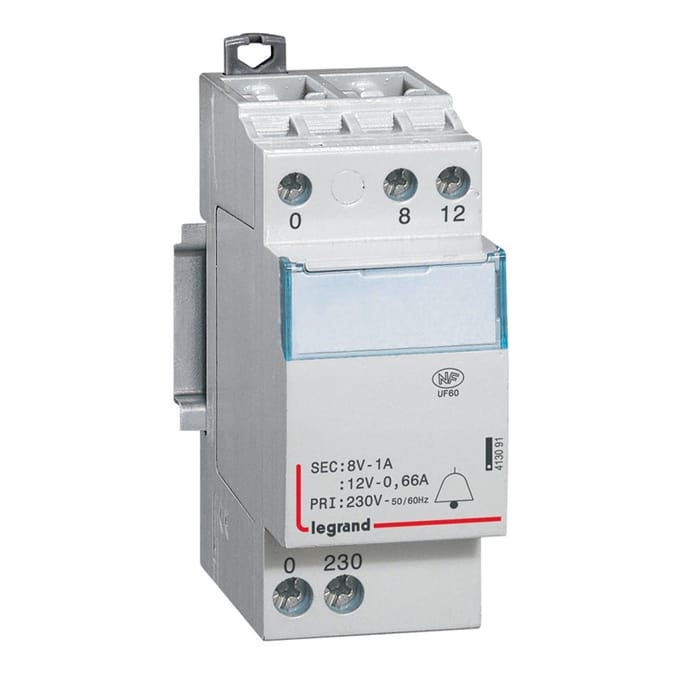 Legrand - Beltransfo 12/8V 8VA 2 modules - 413091