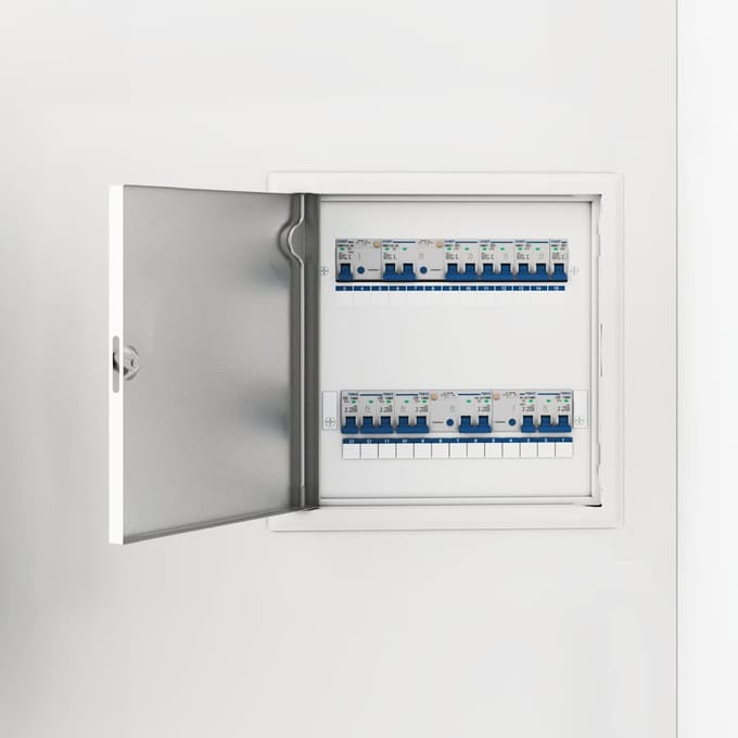 vidaXL - Access - Panel - Wit - 33 - x - 33 - x - 3 - cm - Staal