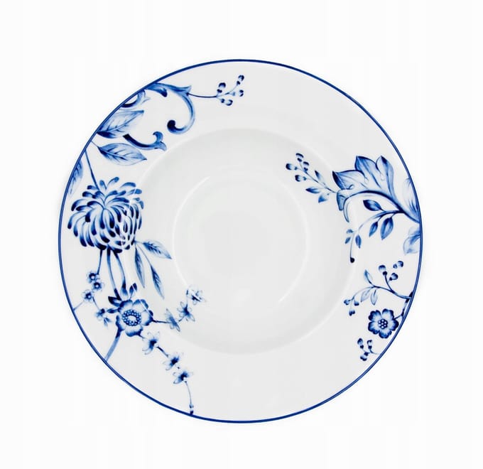 Bogucice Evia Blauw Diep Bord 23,5 cm - Stijlvol en Duurzaam
