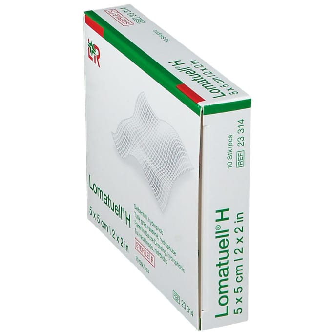 Lomatuell H Kompres Ster 5x 5cm 10 23314