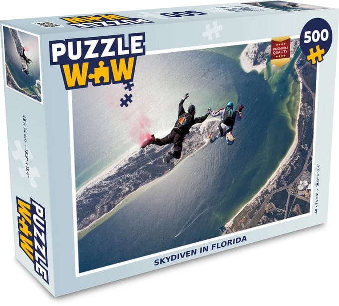 Puzzel Skydiven in Florida - Legpuzzel - Puzzel 500 stukjes