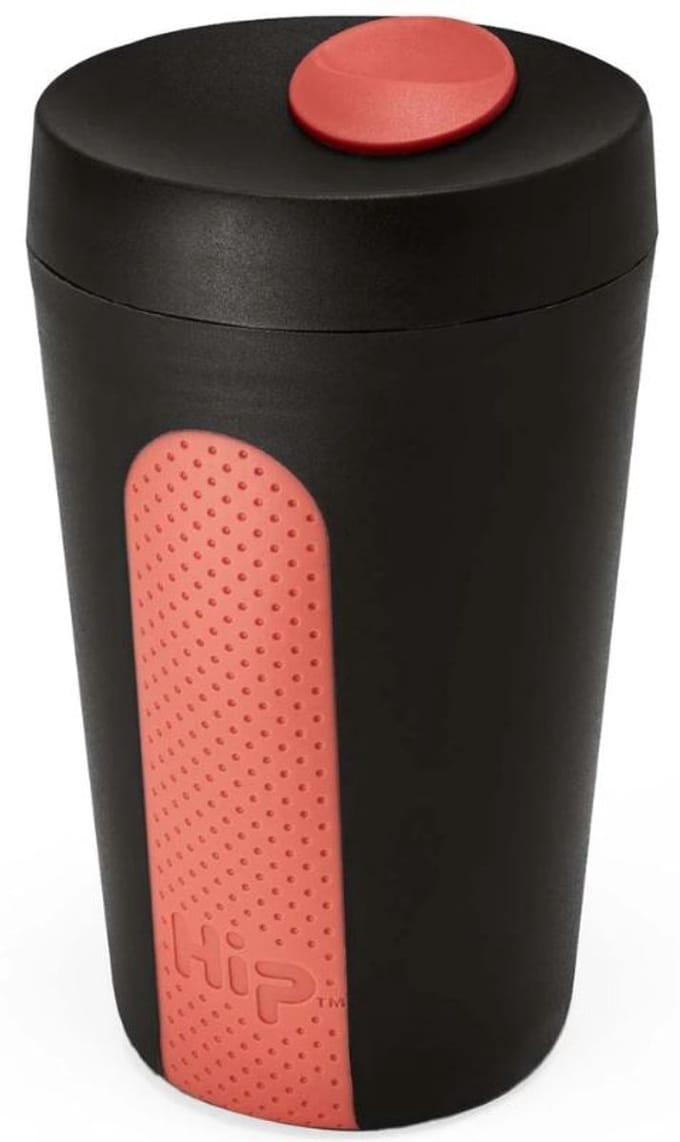 Hippe Reisbeker 355ml Zwart