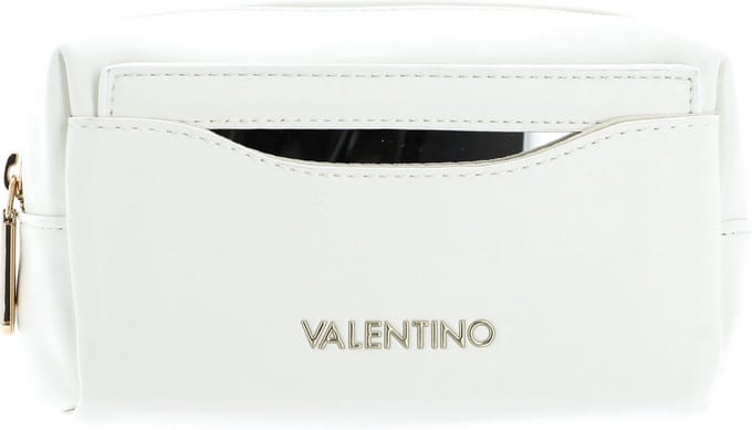 VALENTINO Toilettas Lemonade Soft Cosmetic Case Bianco Wit