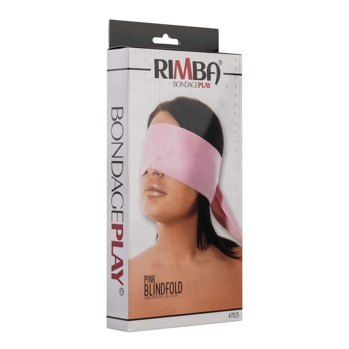 Rimba - Blinddoek - Ook Voor Bondage - Roze - Nylon - Lengte 150 cm - Breedte 10 cm