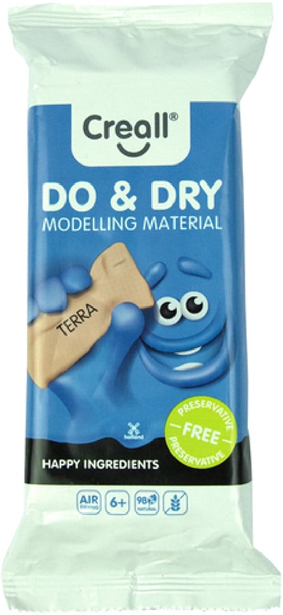 Klei creall do+dry terra 1000gr | 12 stuks