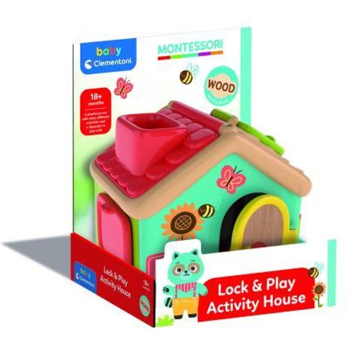 Clementoni - Montessori - Ma maison d'activités - Maison et personnage