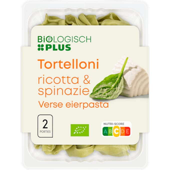 Tortelloni ricotta spinazie biologisch