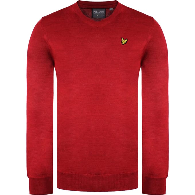Lyle & Scott Golf Heren Rode Trui