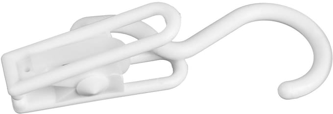 Set van 5 blauwe of witte Fackelmann Tecno klemhaken