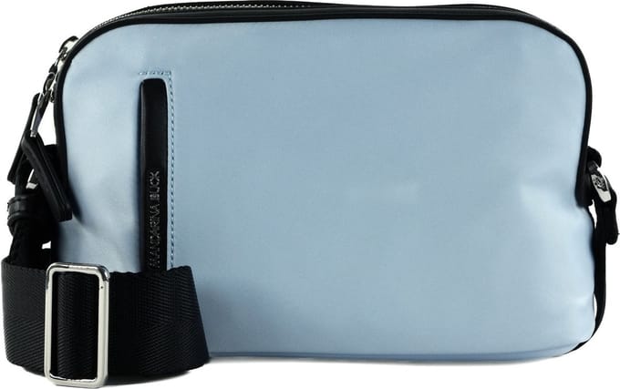 MANDARINA DUCK Schoudertas Hunter Crossover Bag Skyway & Black Lichtblauw