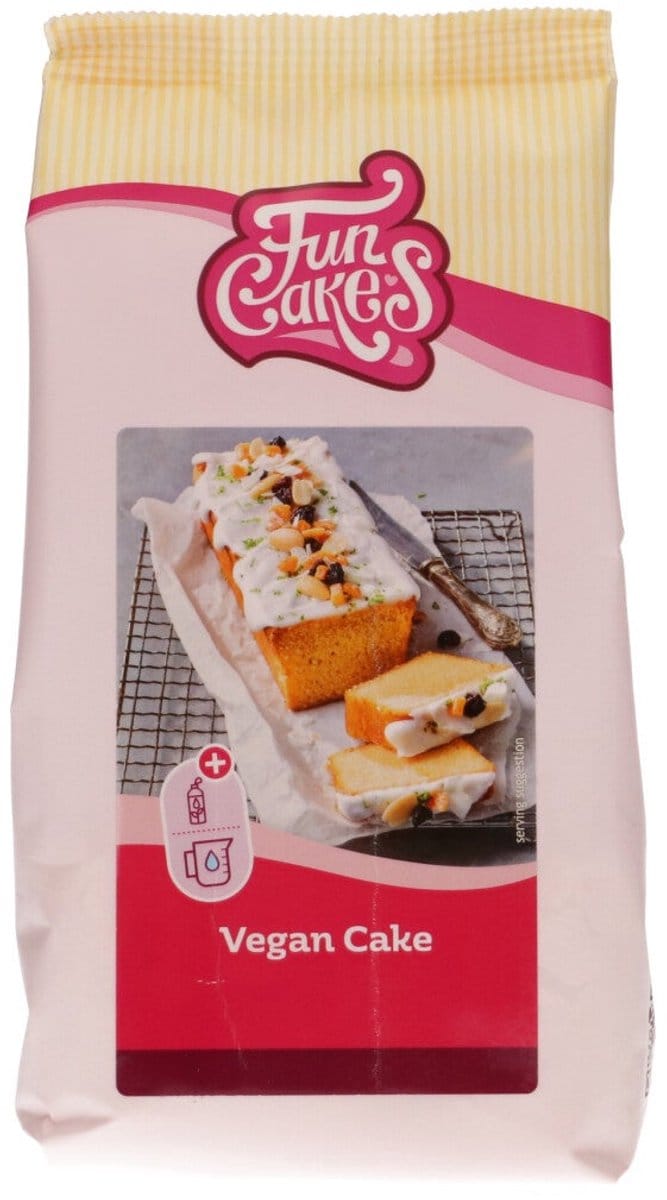 FunCakes Mix voor Vegan Cake - 400g - Bakmix voor Vega Vanille Cake