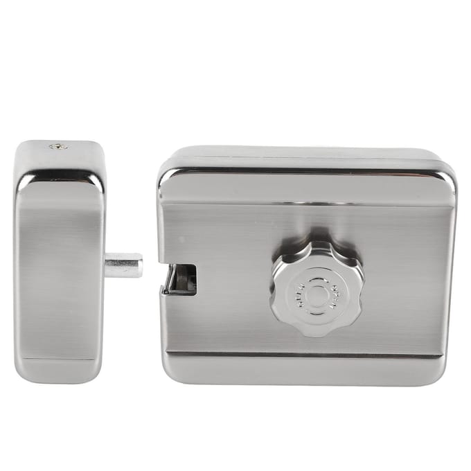Serrure Électronique de Porte à Télécommande Entrée Sans Clé Sans Fil Serrure de Porte de Sécurité Domestique Système de Contrôle d'Accès gray