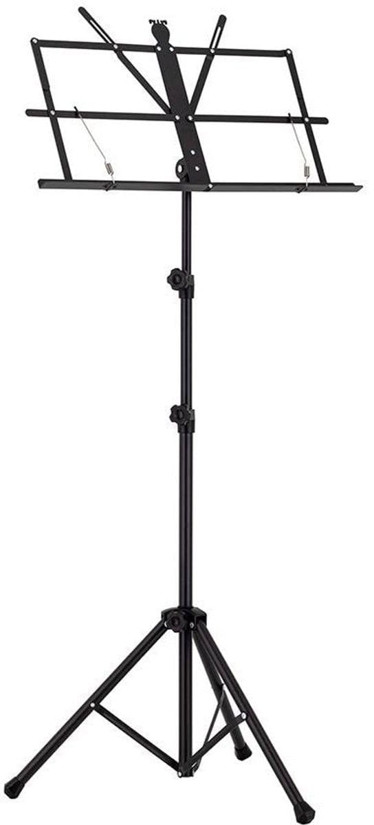 Lessenaar - Boston MS-50-BK - Opvouwbaar - Extra hoog - 50x23cm blad - Met draagtas - Zwart