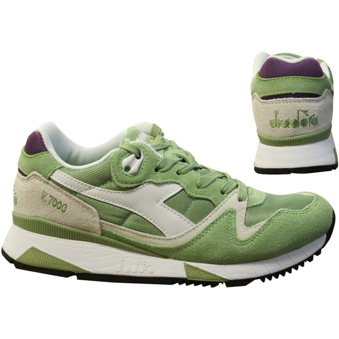 Diadora V7000 Nyl II Heren Groen Trainers
