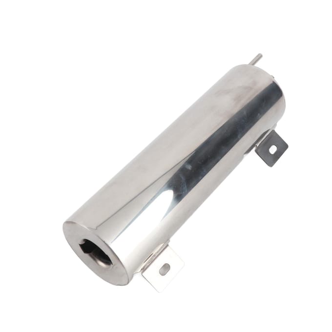 Radiatortank Overloop Gepolijst RVS met Beugels Bouten Moeren Industriële Benodigdheden 3x10 gray