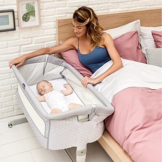 Chicco Next2Me Co-Sleeper Dream - Babybed - Wieg - Aanschuifbed - Inclusief Wiegmatras - Sage