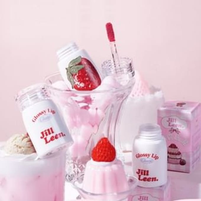 JILL LEEN - Milky Mist Lip Mud Strawberry Bear Edition - 3 Colors #N01 Peach - 3ml