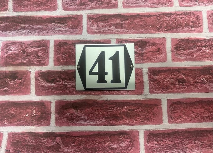 huisnummer 41 klassiek