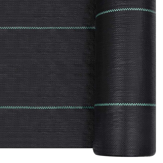 vidaXL - Worteldoek - 1x50 - m - PP - zwart
