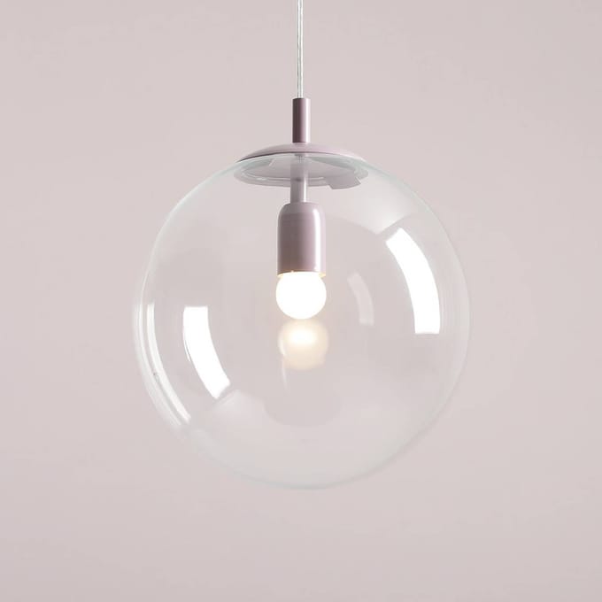 Aldex GLOBE LILAC hanglamp E27 15W - Stijlvolle Violette Verlichting